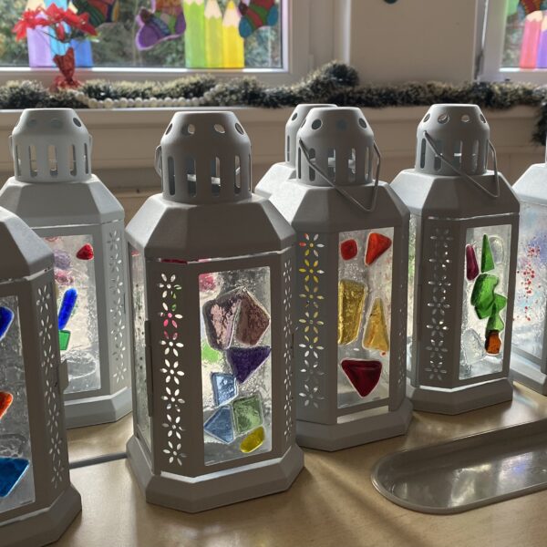 Glaskusnt: Weihnachtsgeschenk